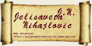 Jelisaveta Mihajlović vizit kartica